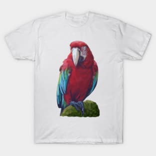 Scarlet Macaw - Digital illustration T-Shirt